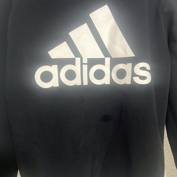 Adidas Men's Black Hoodie - Picture 3 of 4